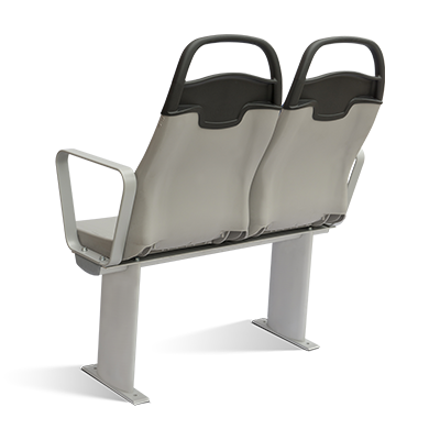 Wholesale GS132 Urban Bus Seat Armrest Superb Quality Aluminum Chassis with Upholstery Plastic Injection Bus Accessories