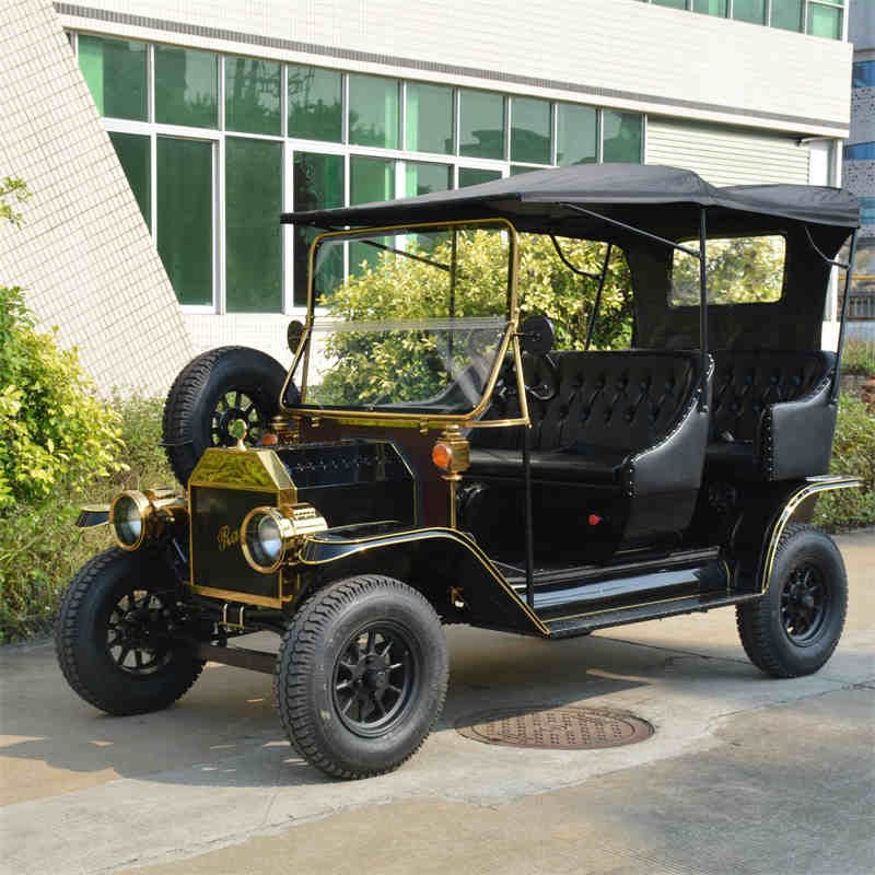 New Design Low-Speed 4-Wheel Electric Sightseeing Car with AC Motor