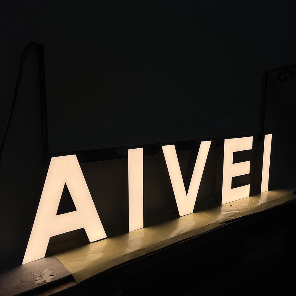 Fast Delivery Business Signage LED Illuminated Letter Advertising Signs for Beauty Shop Storefront