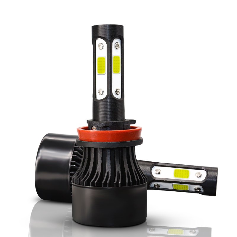 2022 Car Light Accessories Led H13 Led Lights Four Sides Headlight 6000k White 55w X7 LED Headlight H4 H7 H11 Led Bulbs for Car