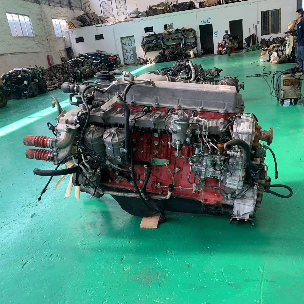 Hino'S High Quality E13C Used Engine Is Suitable for Mixing Trucks Tractor