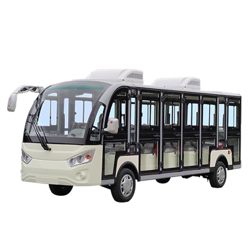 Solar Powered Electric Car Zoo Shuttle Sightseeing Bus EG6158K With 4 Wheels