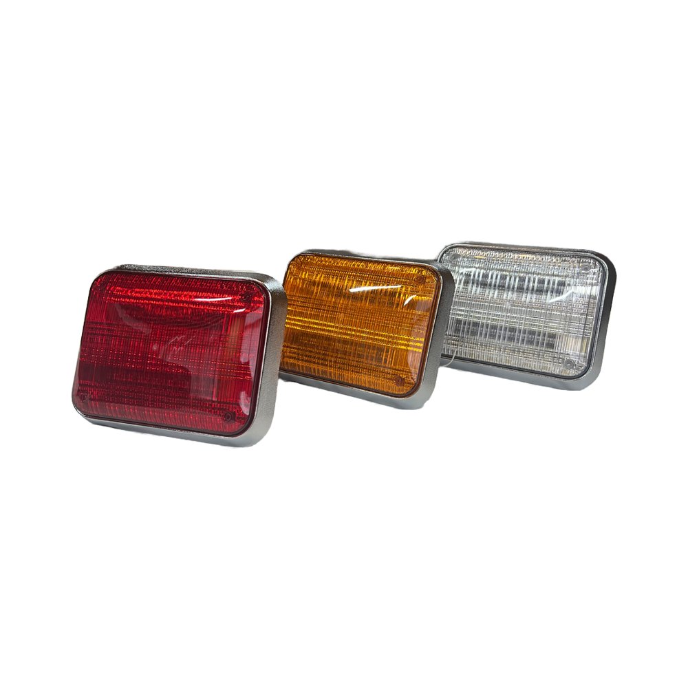 9*7 Inch Chromed Plated Frame Strobe Flashing Truck Led Lights Led Ambulance Lights