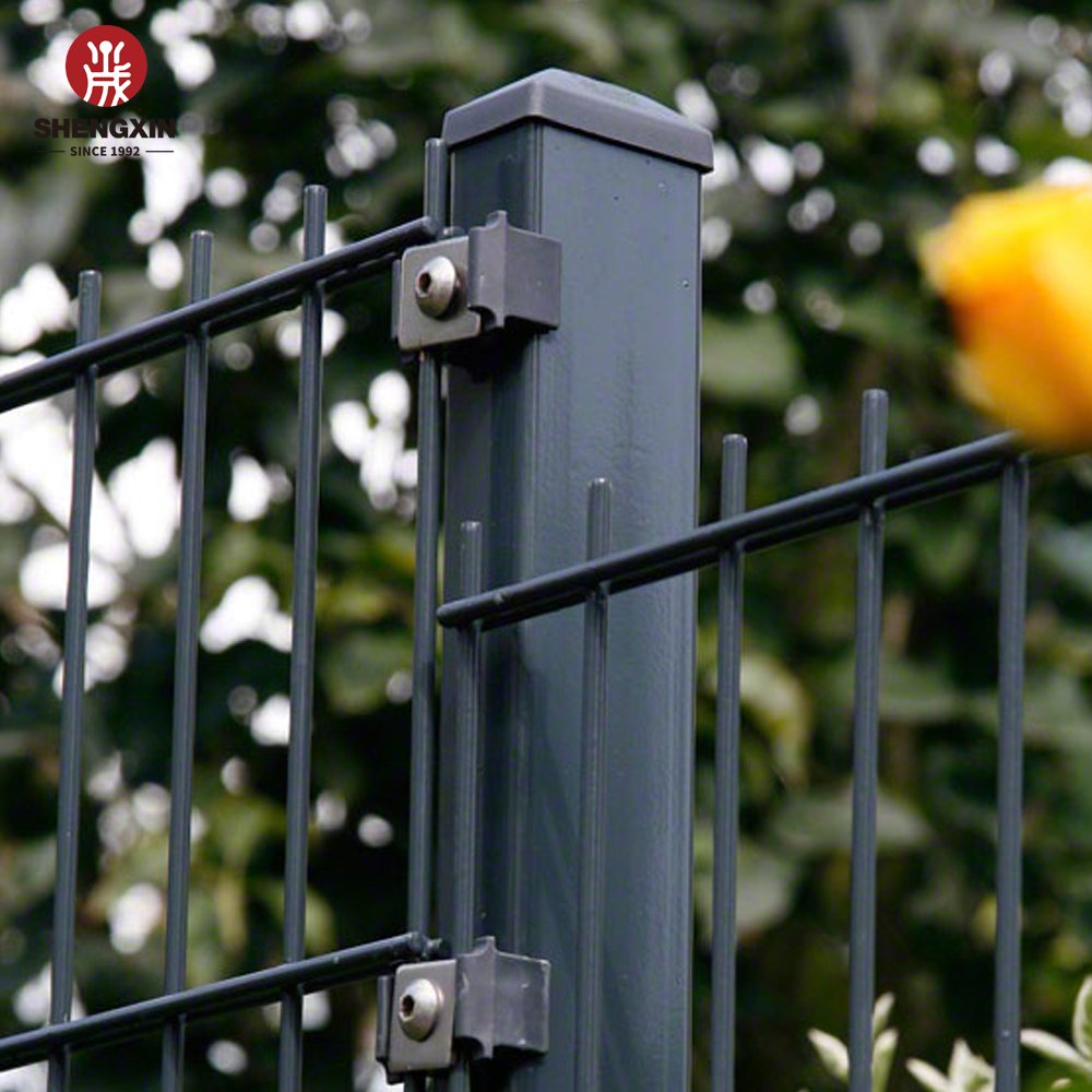 Garden Protection Galvanized 656 Iron Double Wire Fence Panel