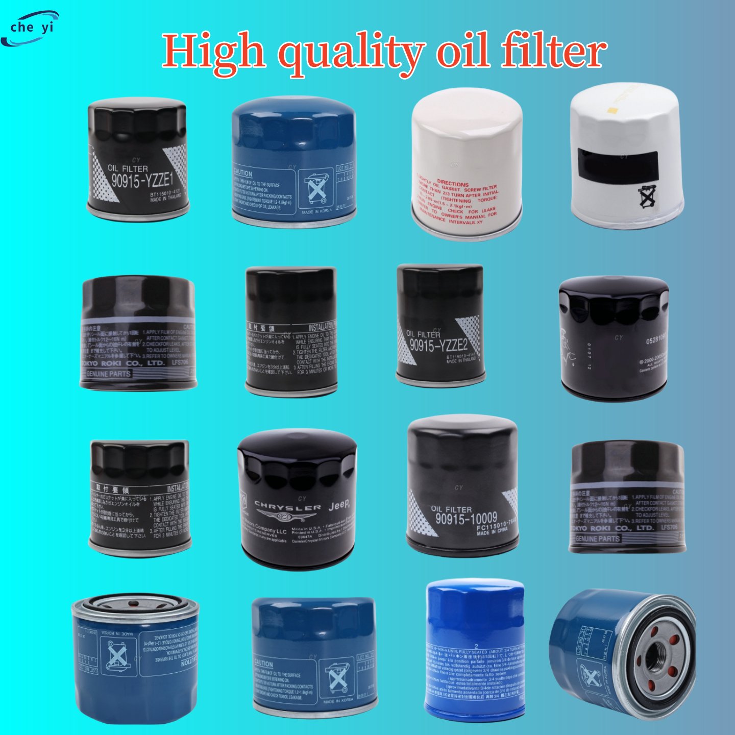 Manufacturers Wholesale High Quality Oil FiltersFor Toyota15600-41010 15600-44011 15600-41020 with Original Packaging