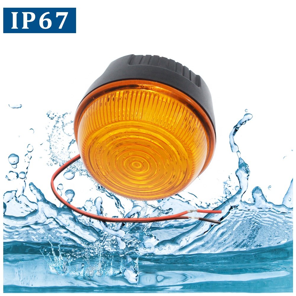 High Quality LED Flashing Road Safety Emergency Strobe Beacon Lights for Forklift Farm Machine and School Bus DC 10-110V