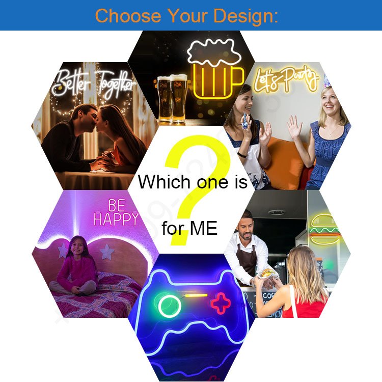 Drop Shipping Free Design Electronic Acrylic Led Letters Decorative Custom Made Neon Sign Acrylic Letters Let Us Party