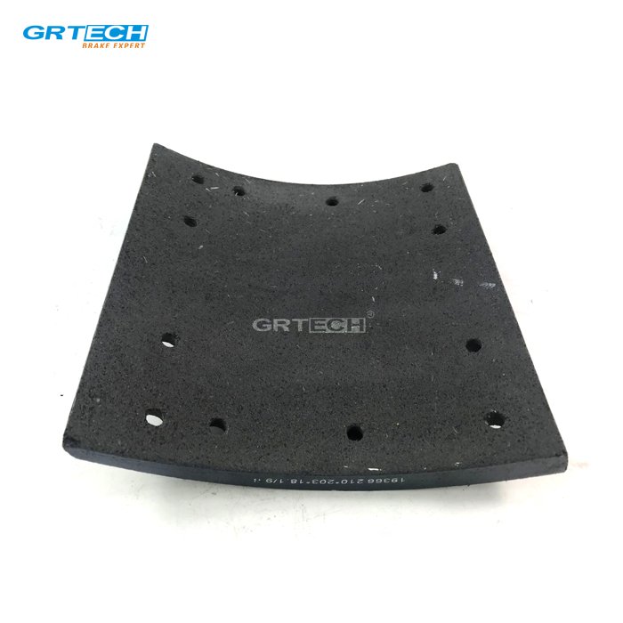 19365/66 Auto Trailer Brake Parts Bus Brake Shoe With Lining for Trucks