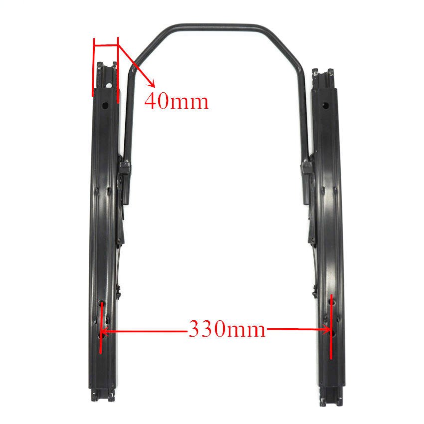 Universal Accessories Racing Car Auto Slider Rail Bus caravan Van Seats Slider with Spray Double Lock