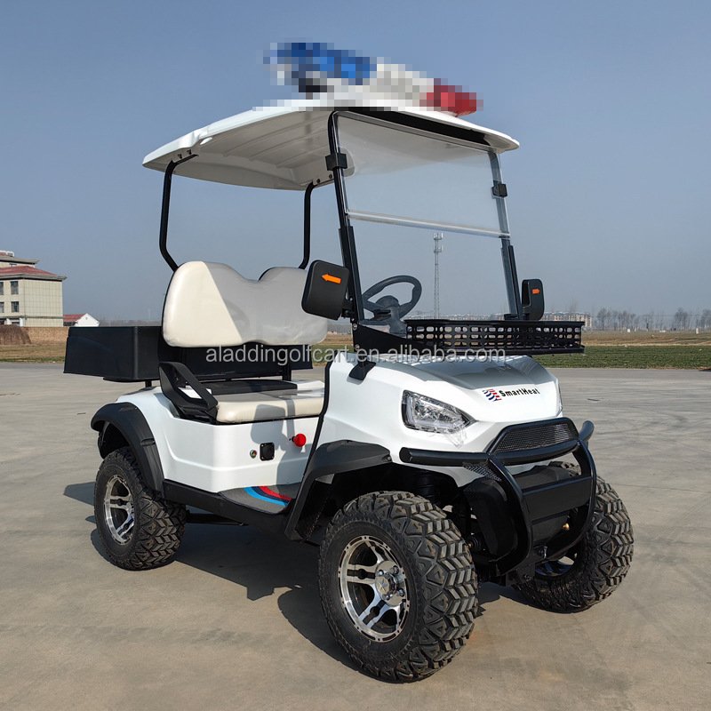 4 Wheel Motor Vehicle Electric Farm Truck Electric Utility Flat Bed Truck Flatcar With 2-Seater