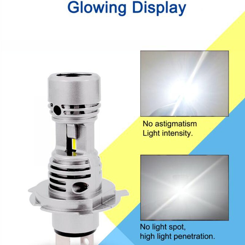 Factory Producer H4 Led Motorcycle Headlight Bulb AC DC 30V 5000LM 9003 HB2 HI/Lo Beam 30W Motors E-bike Scooter LED Headlamp