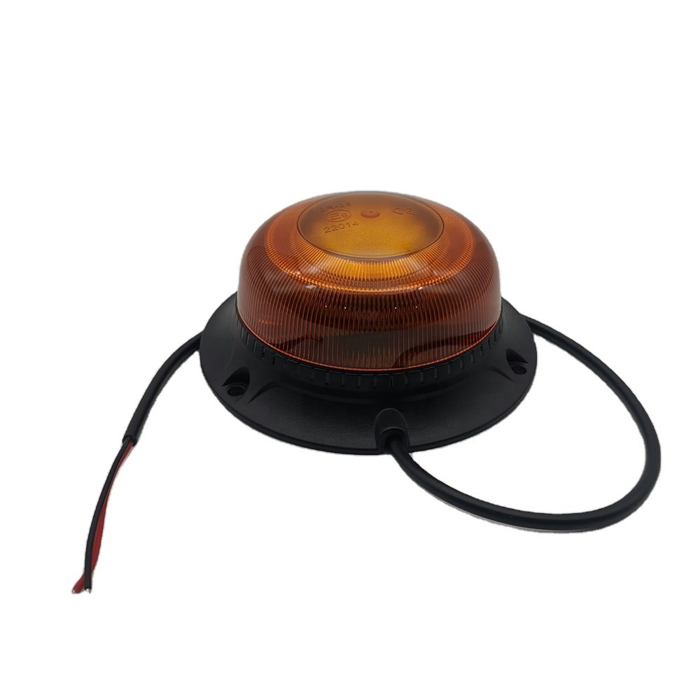 Amber Led Beacon Flashing Light 10v - 110v Forklift Truck Engineering Vehicle Car Rotating Led Strobe Warning Light
