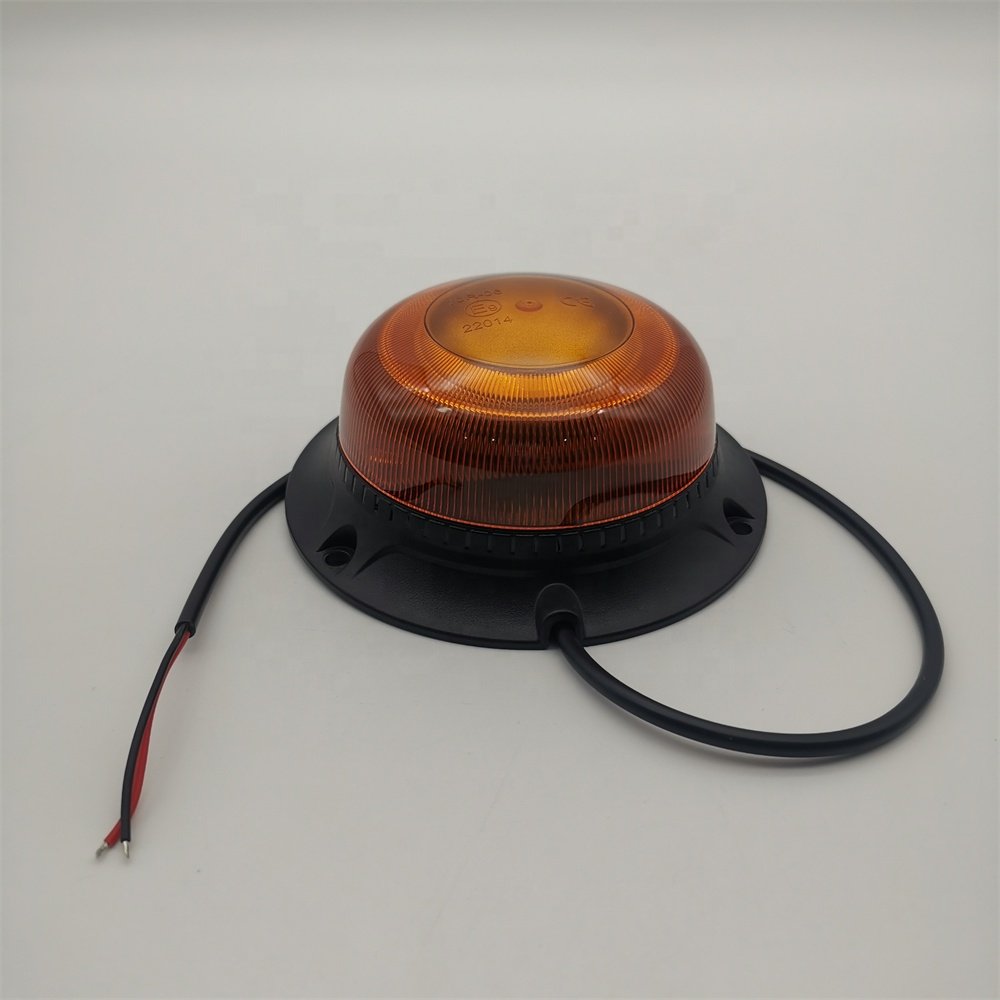 Amber Led Beacon Flashing Light 10v - 110v Forklift Truck Engineering Vehicle Car Rotating Led Strobe Warning Light