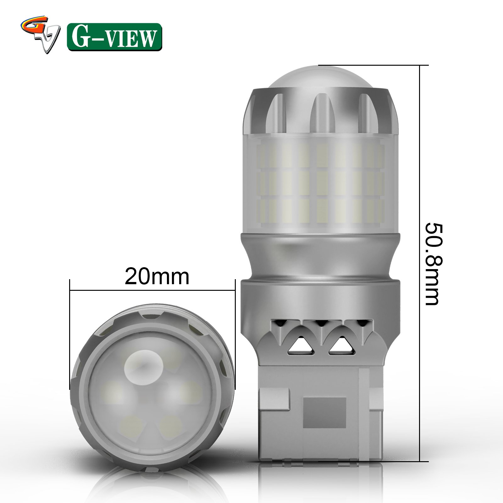 Gview GY 7440 LED Bulbs 7440 for Car Bcakup Reverse Tail Brake Bulb 992 7441 W21W Led Original Bulb Size Car Light Tail Lamp