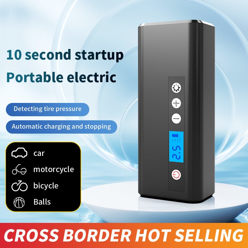 High Quality Portable 12v 150psi Car Air Pump Type Compressor Inflator With Led Light Metal