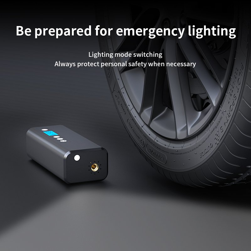High Quality Portable 12v 150psi Car Air Pump Type Compressor Inflator With Led Light Metal