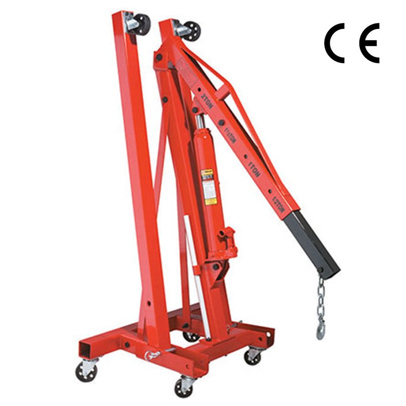 Professional Chinese Supplier High-stand Hydraulic Engine Crane Hoist 2 Ton Foldable Hydraulic Shop Crane for Sale
