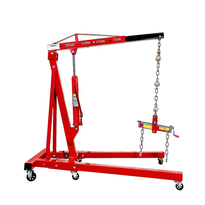Professional Chinese Supplier High-stand Hydraulic Engine Crane Hoist 2 Ton Foldable Hydraulic Shop Crane for Sale
