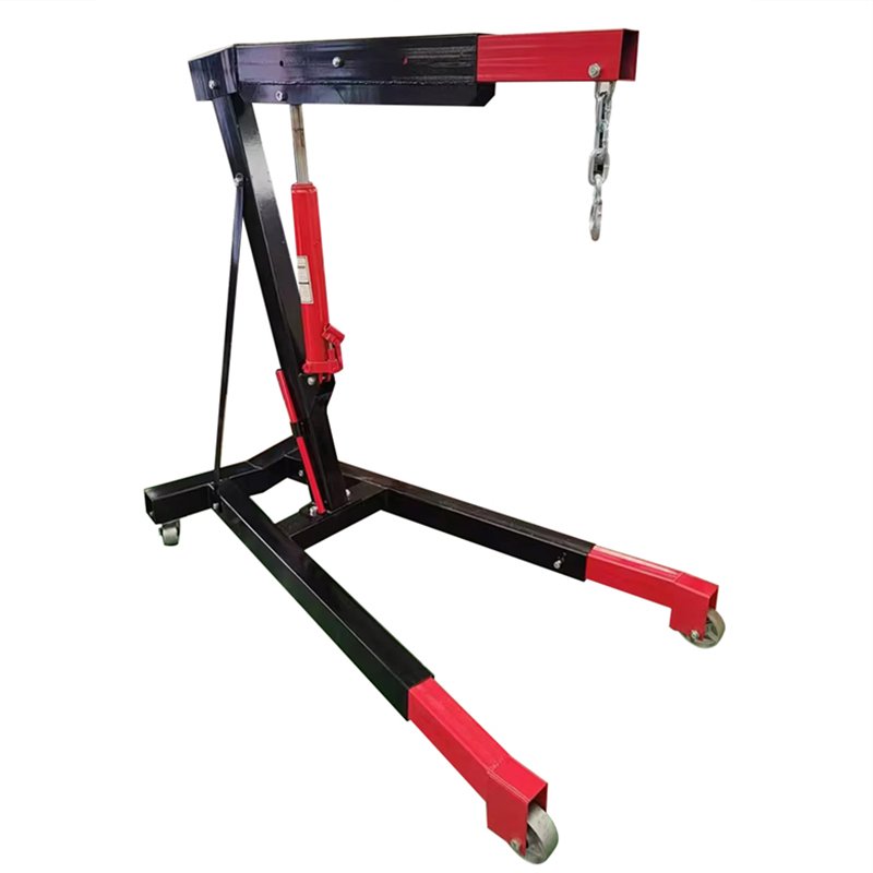 Professional Chinese Supplier High-stand Hydraulic Engine Crane Hoist 2 Ton Foldable Hydraulic Shop Crane for Sale