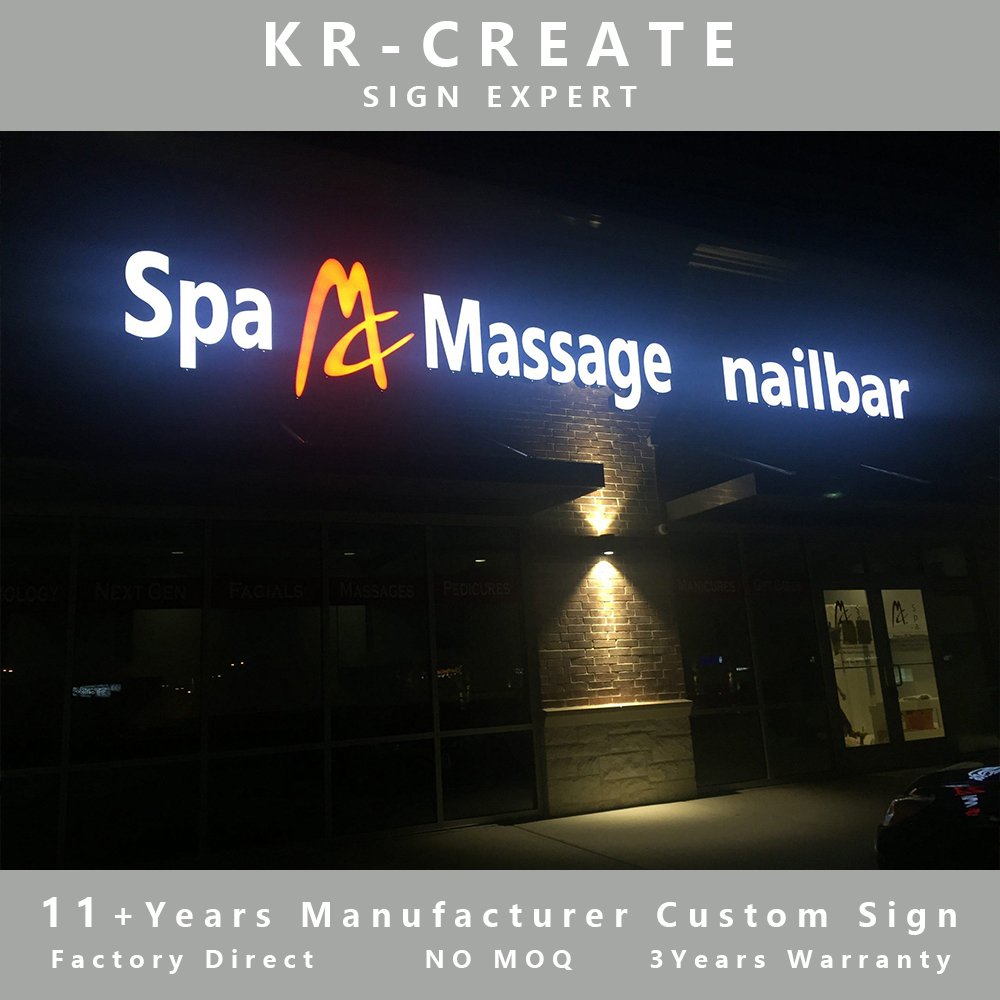 High Quality Decorative Letters Alphabet Wall LED Letter Sign for Store Company Logo Sign Letters Front Lit LED Signage