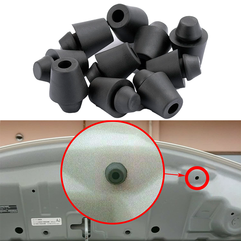 Rubber Bumper 65829-50A00 Hood Stop Buffer for Nissan Armada Cube Frontier Maxima Rogue Sentra Tian Versa, Infiniti FX35 45 QX56