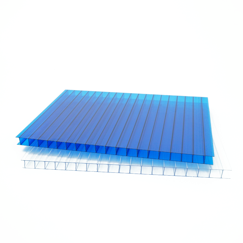 Fireproof Light Transmission Polycarbonate Hollow Sheet Price Bus Stop Building Material Polycarbonate Plastic Roofing Sheet