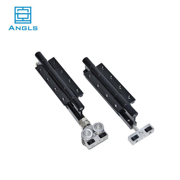 Door Window Hinges Entry Folding Door Adjustable Hinge Hardware System Aluminium Folding Doors Roller Hinges Aluminum Bi-folding