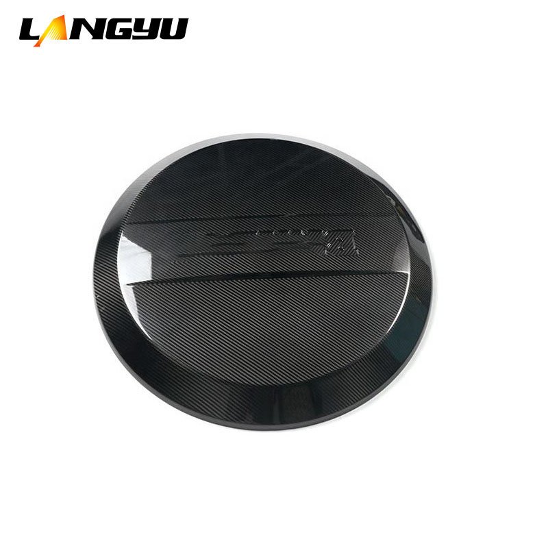 Langyu Car Exterior Accessories Dry Carbon Fiber Wheel Cover for Mercedes Benz W464 G Class Bra-bus Style Spare Tire Cover