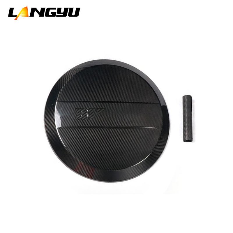 Langyu Car Exterior Accessories Dry Carbon Fiber Wheel Cover for Mercedes Benz W464 G Class Bra-bus Style Spare Tire Cover