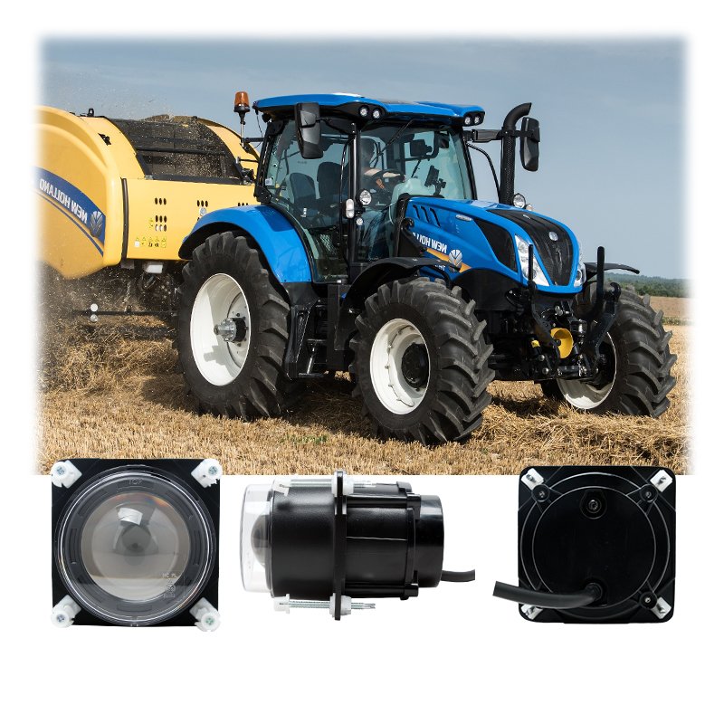 3.5 Inch Round Led Work Light 12V 24V 90mm 18W Low Beam Led Dipped Headlight Custom Car Light for Tractor Bus