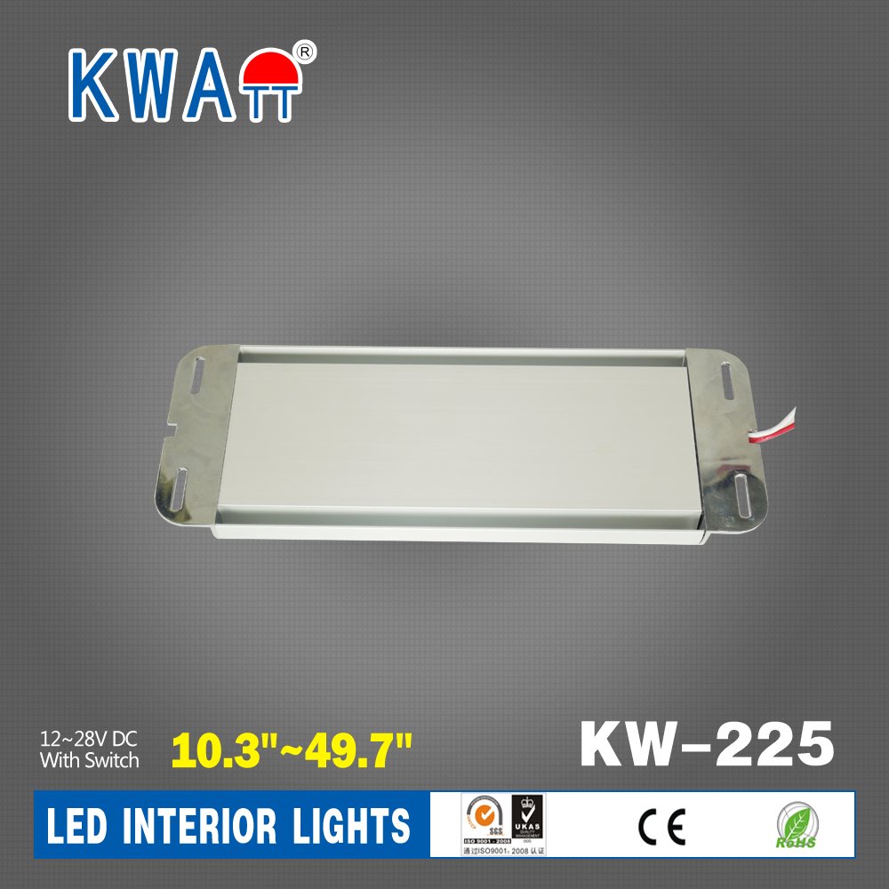 Factory Modern High Quality Newest 12-24V Rectangle Vehicle Car 12pcs LED Interior Lights for CarS,Cabin,RV With CE RoHS