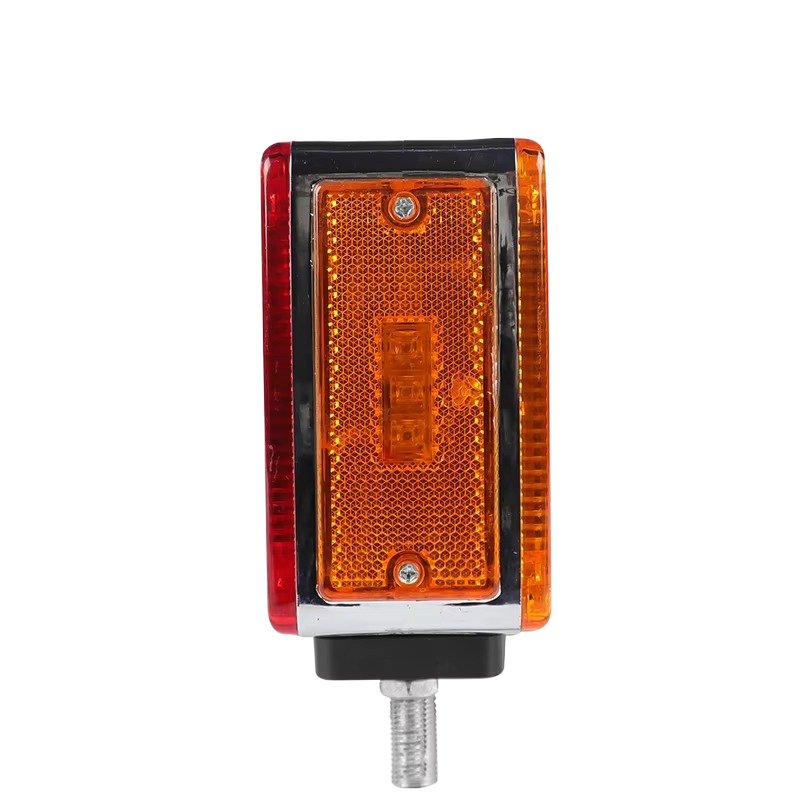 YOUKEN 12v 39 Leds Double Face Pedestal Light Square Side Marker With Turn Signal Lamp For American Trucks