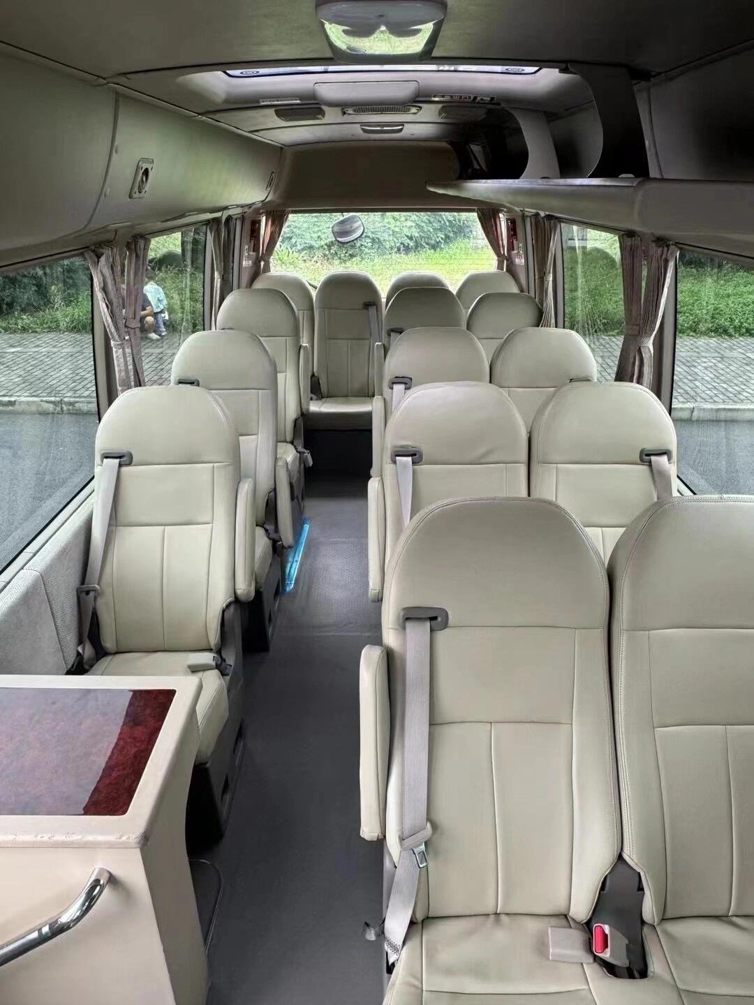 2018 Used Toyota Coaster Diesel Bus Best Selling 30-Seater Coach RHD Steering LHD Steering Options Euro 3 Emission Manual Sale