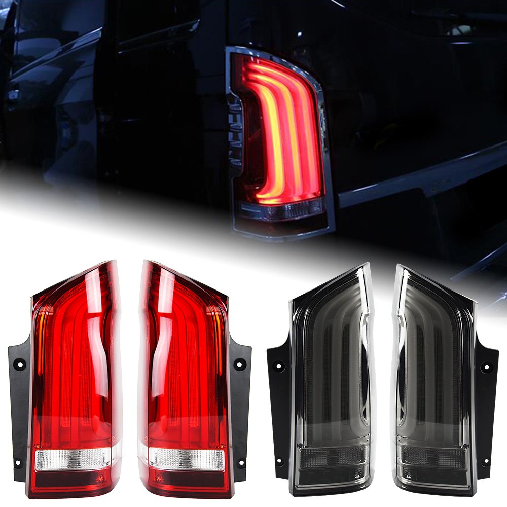 Car Lights for Benz Vito Led Tail Lamp 2014up W447 Dynamic Signal Tail Light Animation Rear Stop Brake Reverse Auto Accessories