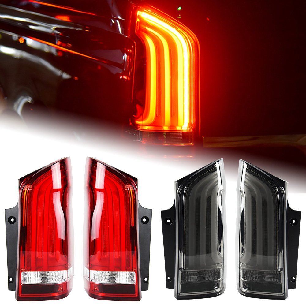 Car Lights for Benz Vito Led Tail Lamp 2014up W447 Dynamic Signal Tail Light Animation Rear Stop Brake Reverse Auto Accessories
