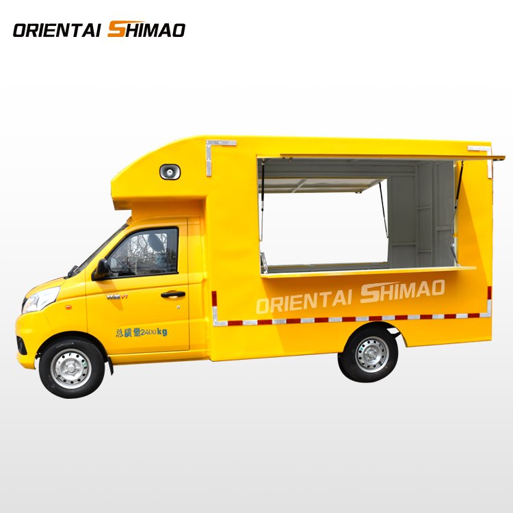 Hot Sale Ice Cream Cart Mobile Fast Food Truck Slush Trailer