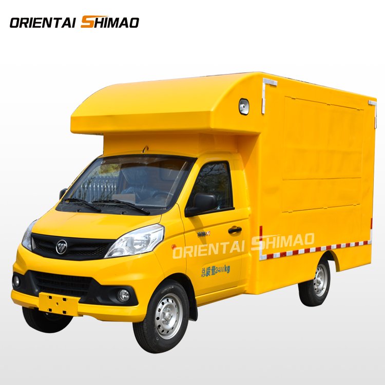 Hot Sale Ice Cream Cart Mobile Fast Food Truck Slush Trailer
