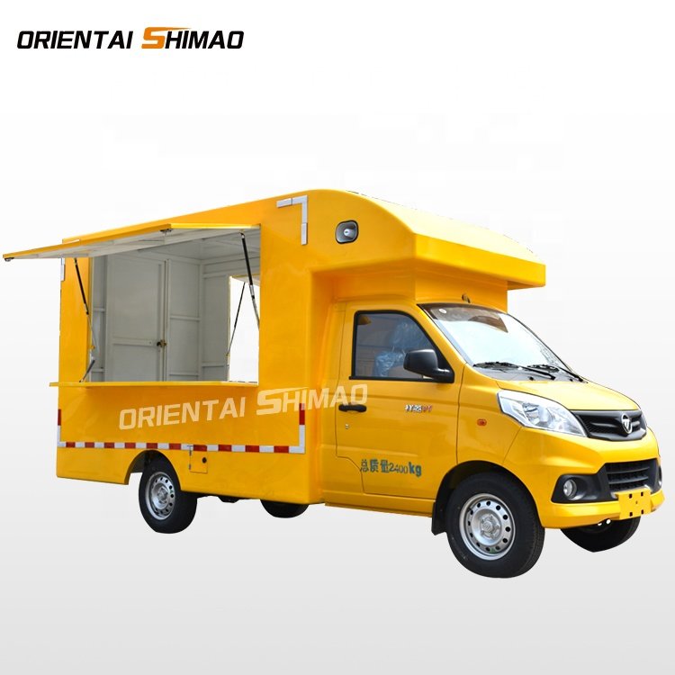 Hot Sale Ice Cream Cart Mobile Fast Food Truck Slush Trailer