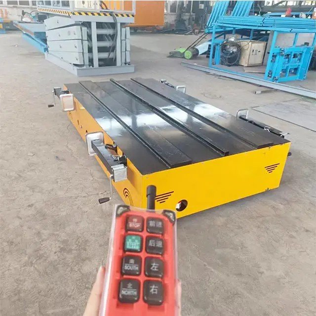 New 10T Electric Transfer Car with Lithium Battery Factory Material Conveying for Manufacturing Plant