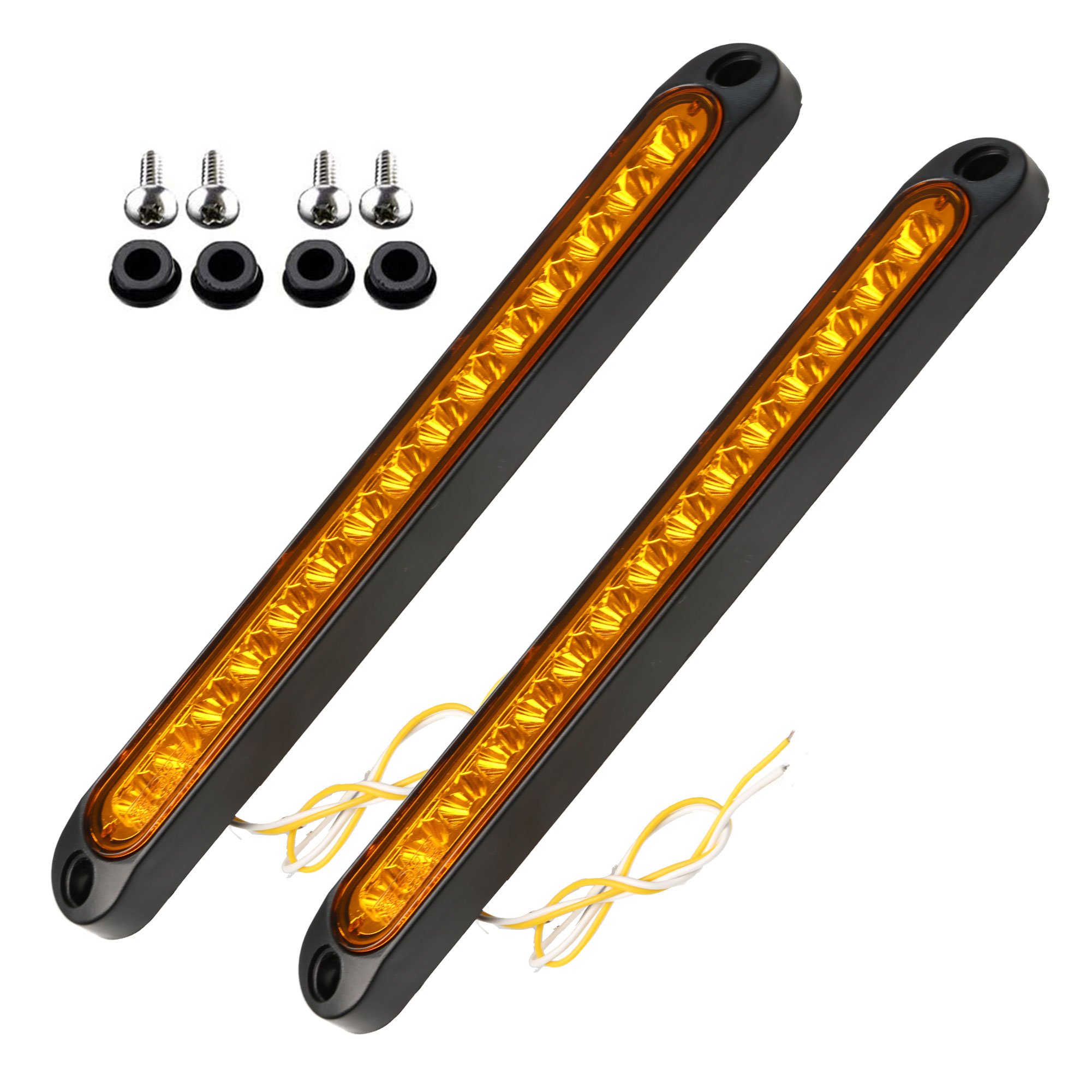 12V 24V LED Bar Stop Turn Tail Lights Red Trailer Brake Tail Light Waterproof Brake Strip for Offroad Truck RV UTV ATV