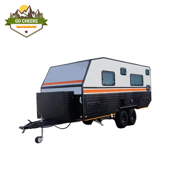 GoCheers Motorhome Camper 4x4 Travel Trailer Off Road with Shower Toilet Kitchen Van Luxury Rvs Caravan House for Sale