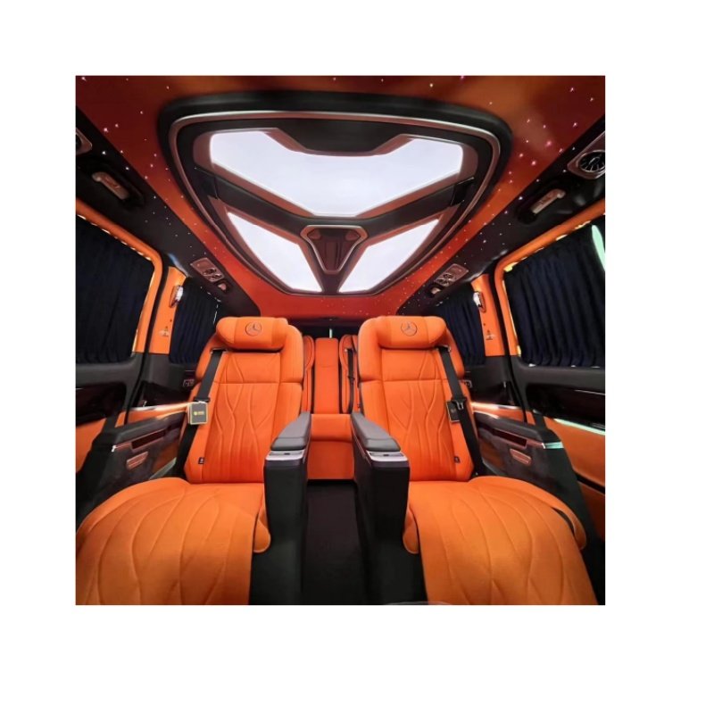 Luxury Electric Leather Car Seat Captain Seat VIP Seat With Touch Screen Control & Cup Holder for Vito Vclass Metris Sprinter
