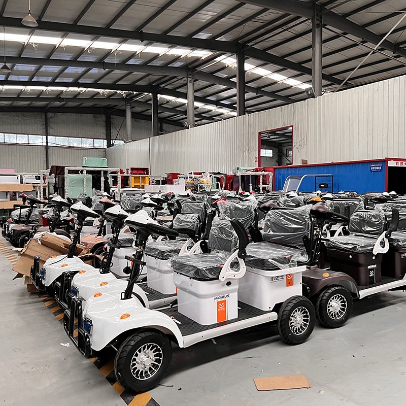 FCA MinibusM6 Four Wheeler Canopy Sixseat for All Elderly Disabled Kids Activities 1800w Motor Disc Brake Electric Scooter