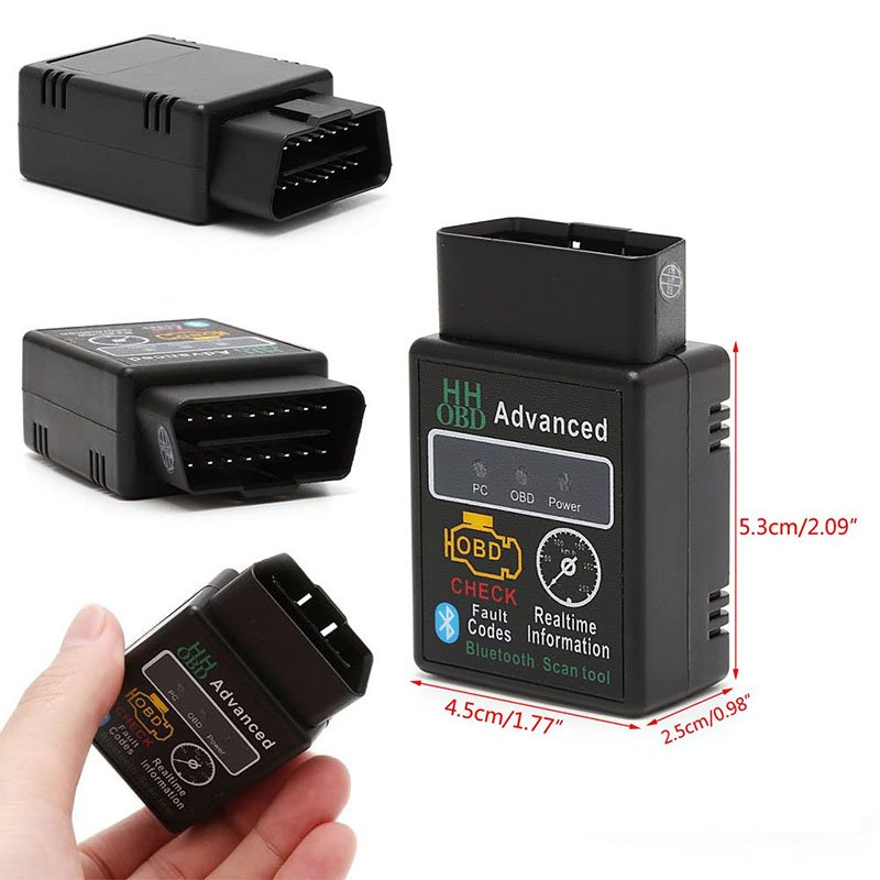 OBD2 HH OBD ELM327 V2.1 OBD2 OBDII CAN BUS Check Engine Car Auto Diagnostic Scanner Tool Interface Adapter for Android