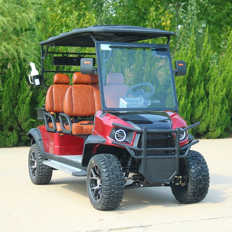 48/72v New Style Golf Buggy 4 Seater Sightseeing Cart Electric Trolley Golf Carts Hunting Club Car