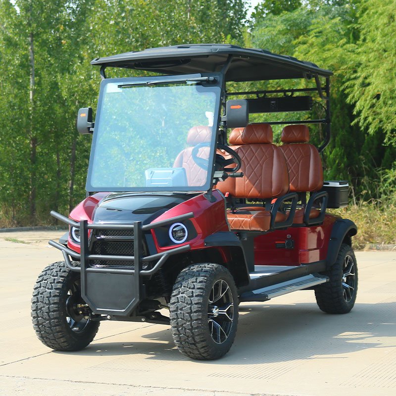 48/72v New Style Golf Buggy 4 Seater Sightseeing Cart Electric Trolley Golf Carts Hunting Club Car