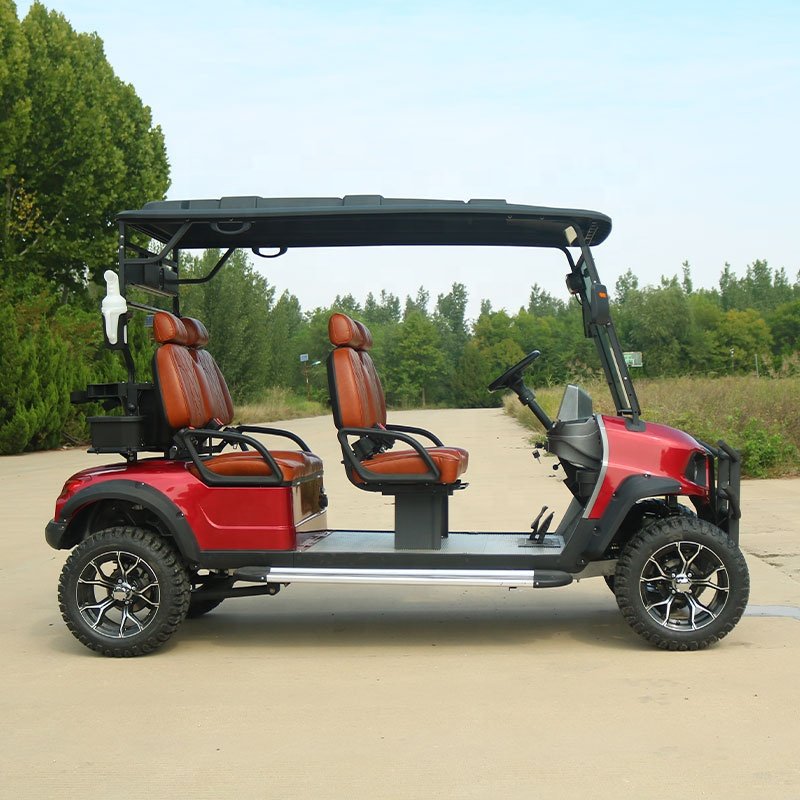 48/72v New Style Golf Buggy 4 Seater Sightseeing Cart Electric Trolley Golf Carts Hunting Club Car
