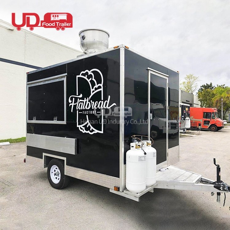 Modern Style Mobile Hot Dog Ice Cream Cart Taco Truck Cheap Price Food Trailer BBQ Pizza Fast Food Cart in UK