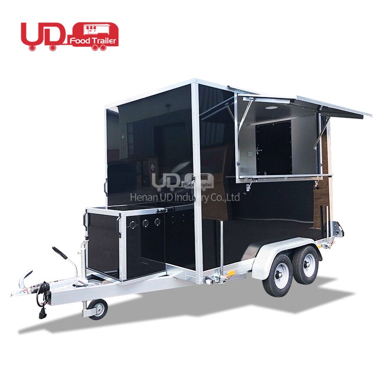 Modern Style Mobile Hot Dog Ice Cream Cart Taco Truck Cheap Price Food Trailer BBQ Pizza Fast Food Cart in UK