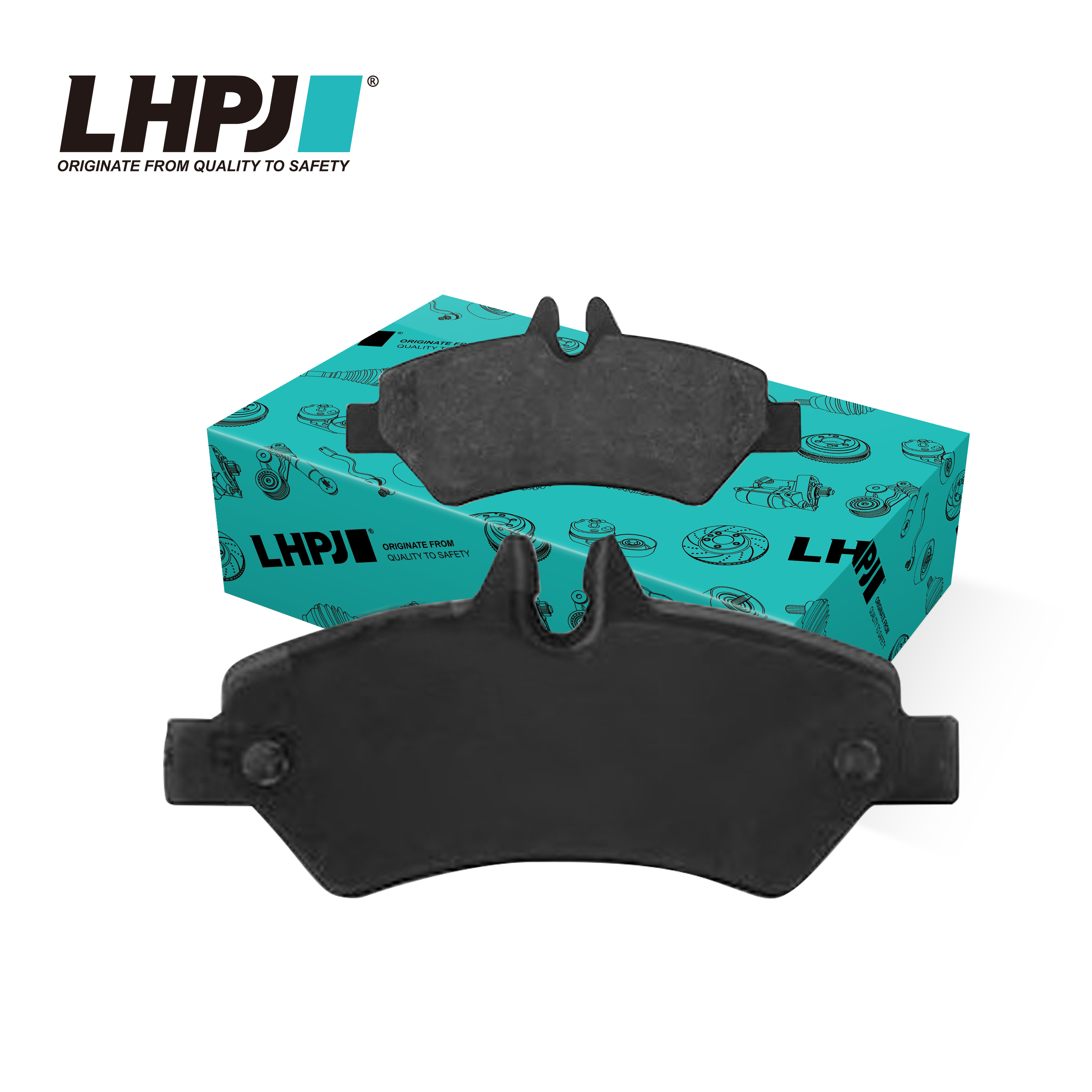 LHPJ 0044206920 A0044206920 Rear Brake Pad for Mercedes Benz W220 W215 High Quality Auto Parts Disc Brake Pads
